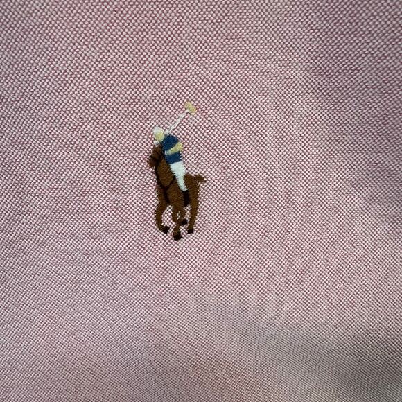 Ralph Lauren Shirt Men XXL Pink Cotton Classic Fit Flesh Pony Button Down Preppy - Picture 3 of 13